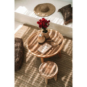 Luxury Handmade Artisan Side Table - Timeless Natural Design