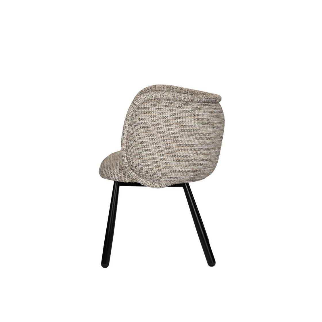 Elegant Hand-Finished Panda Armchair in Neutral Tones