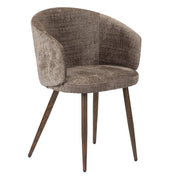 Refined Mink Luna Chairs - Hand-Finished Artisanal Elegance