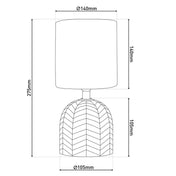 Timeless Handmade Ceramic Table Lamp, Premium Artisan Design