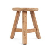 Noguchi round teak stool