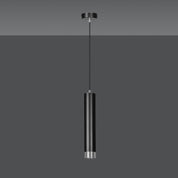 LYONN 1 Black Chrome Pendant Lamp