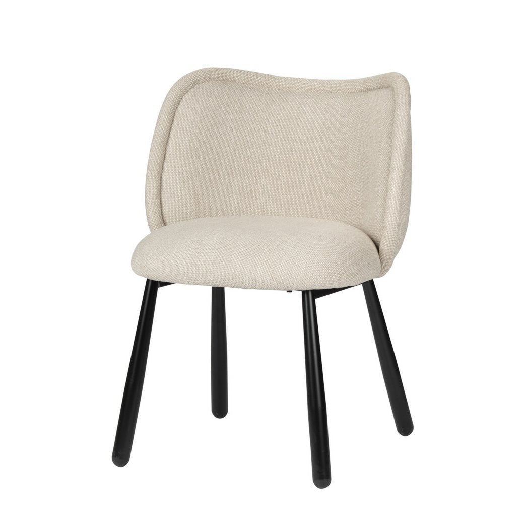 FANNUR PTP Hand-Finished Beige Panda Chairs - Timeless Elegance