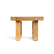 Handcrafted Reclaimed Teak Side Table - Timeless Artisan Design