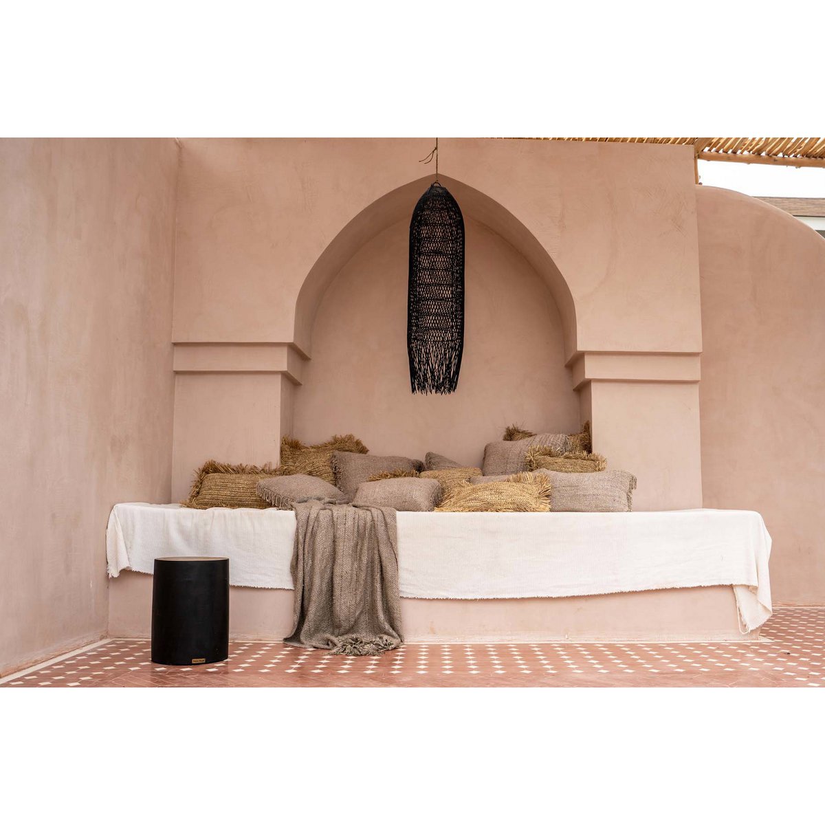 Canyon natural wood stool