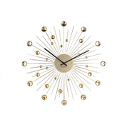 Luxury Handmade Sunburst Wall Clock - Artisan Crafted Design