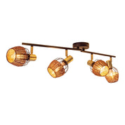 Handcrafted Luxury Corbis Ceiling Lamp in Black and Gold