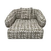 Handcrafted Luxury Lounge Chair Amon in Authentic Natural Design