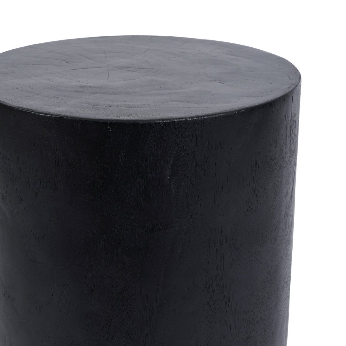 Montreal black suar wood stool