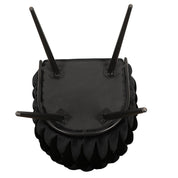 Elegant Black Wave Chairs - Hand-Finished, Artisanal Craftsmanship