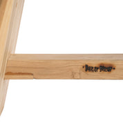 Suar & Leather fusion stool