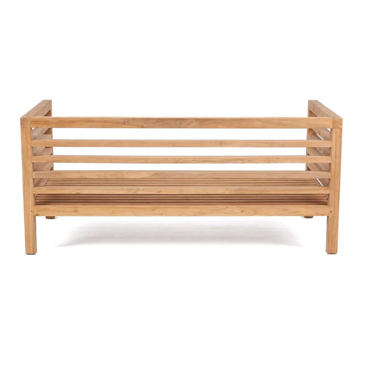 Curated Luxury Artisan Two-Seater Sofa in Natural Materials