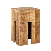 Handcrafted Luxury Artisan Stool in Premium Mango Wood Design
