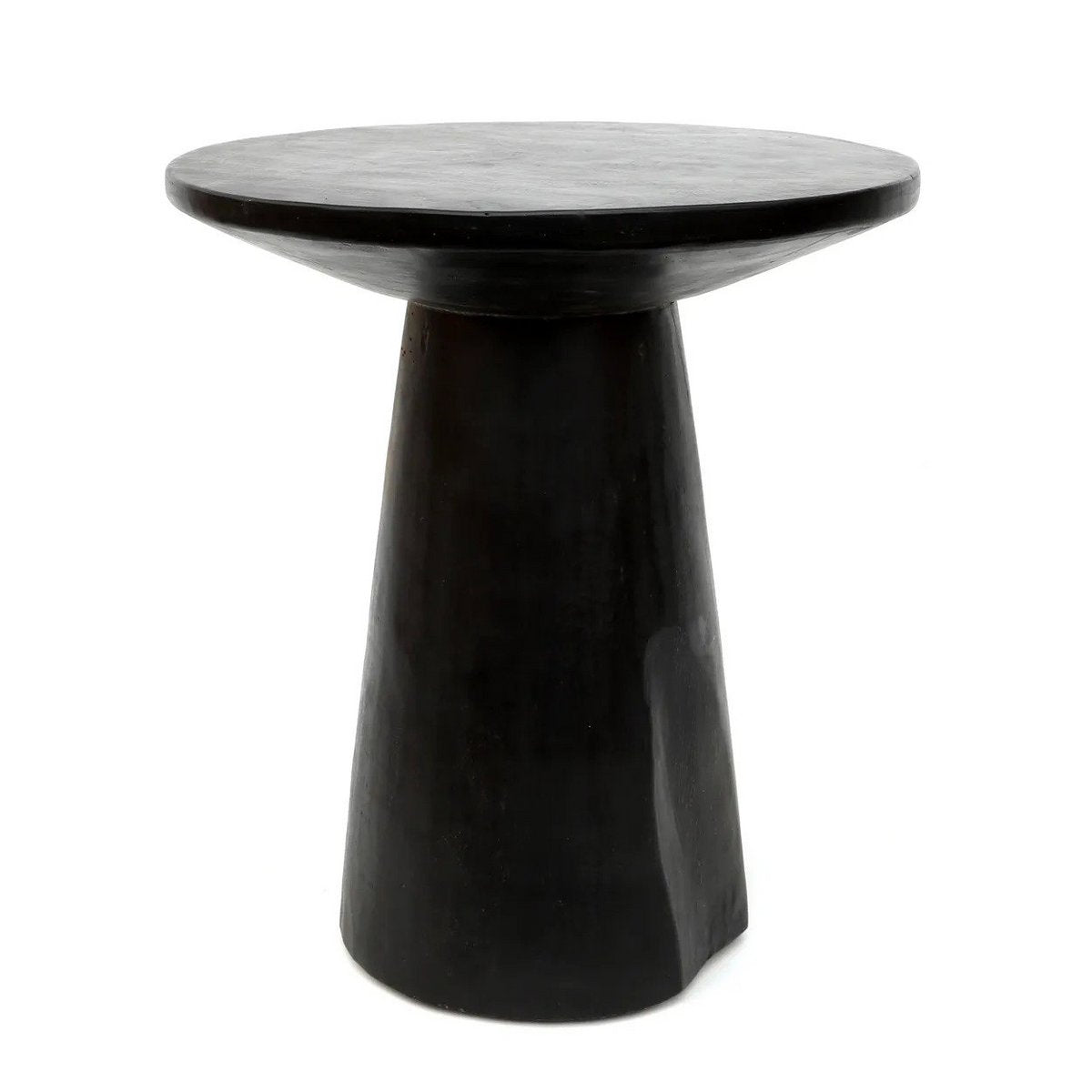 Timeless Handmade Artisan Side Table in Premium Black Finish