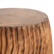 Celebes carved wood stool