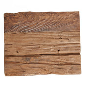 Yoke reclaimed teak stool – small