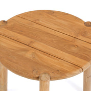Timeless Handmade Artisan Side Table in Premium Natural Materials