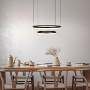 Handcrafted Luxury LED Pendant Light in Black and Sand Design