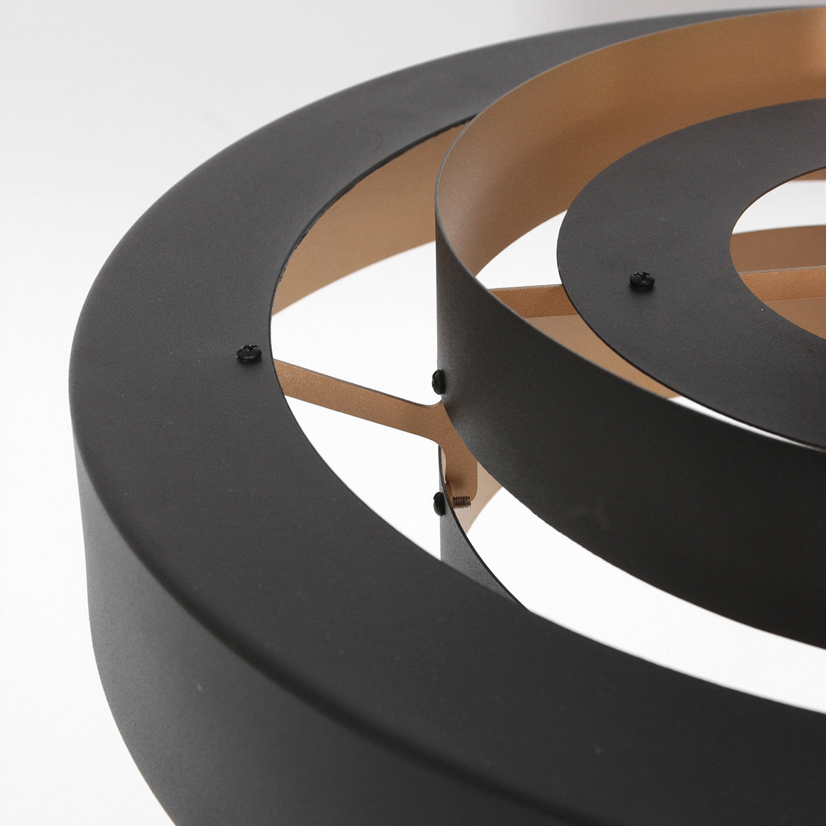 Aurelia black/gold metal pendant lamp