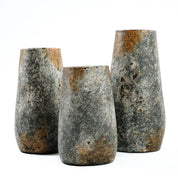 Timeless Artisan Crafted Luxury Vase in Antique Grey Finish