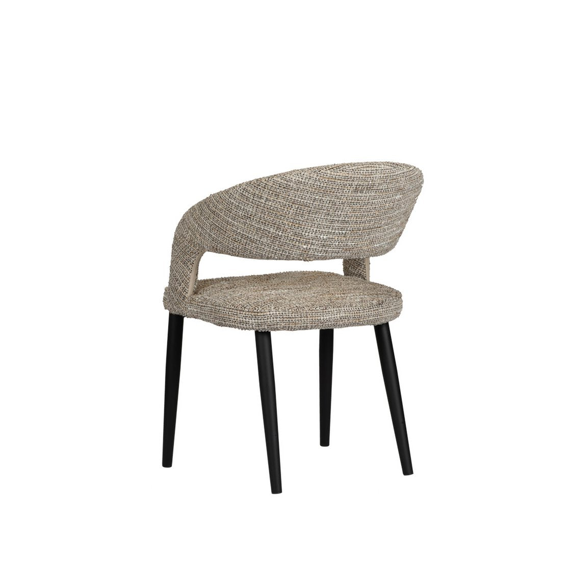 Elegant Hand-Finished Tusk Chairs in Neutral Tones - Set of 2