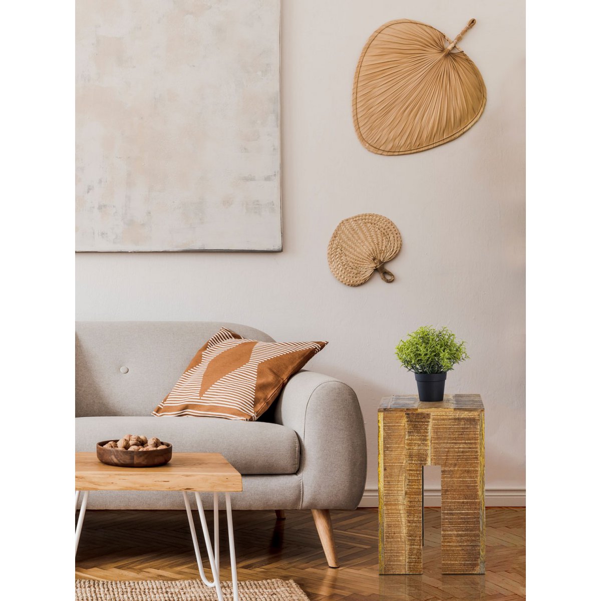 Handcrafted Luxury Artisan Stool in Premium Mango Wood Design