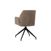 FANNUR PTP Hand-Finished Rotating Chair in Organic Brown