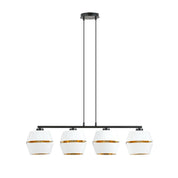 LUNOR 4 White Gold Pendant Lamp