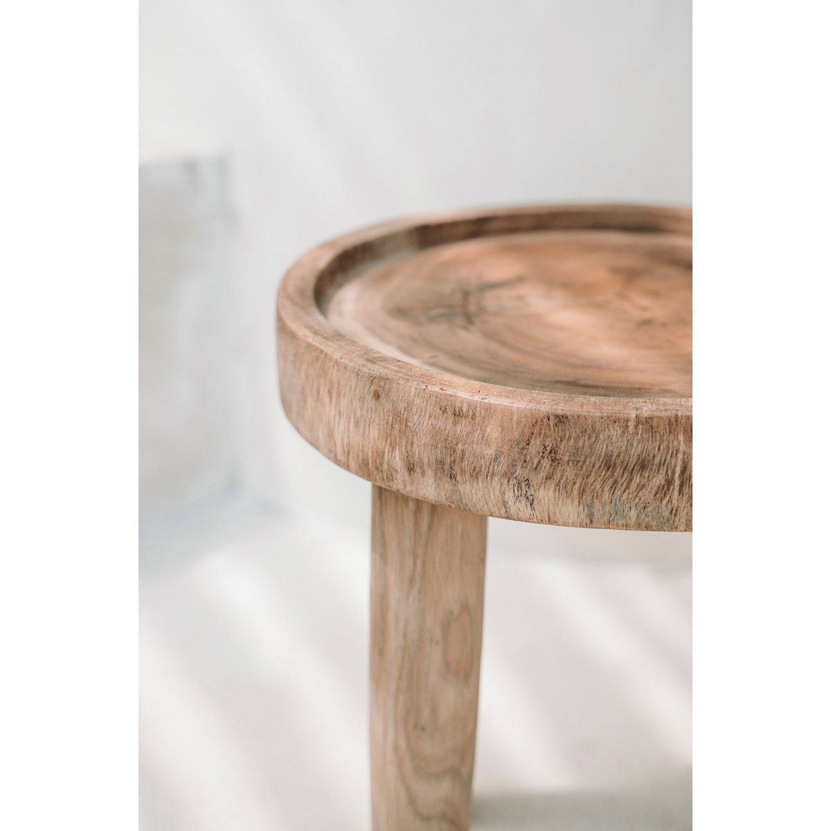 Luxury Handmade Artisan Side Table - Timeless Natural Design