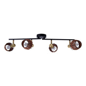 Handcrafted Luxury Corbis Ceiling Lamp in Black and Gold