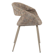 Elegant Hand-Finished Whale Chairs in Neutral Tones - Set of 2