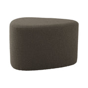 Ada grey bouclé pouf