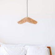 Luxury Handmade Raffia Pendant Light - Artisan Ceiling Lamp
