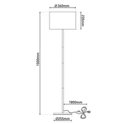 Timeless Handmade Floor Lamp in Premium Natural Materials