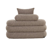 Timeless Luxury Handmade Lounge Chair in Sand Boucle Design