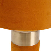 Timeless Handmade Gold and Brown Table Lamp for Luxe Spaces