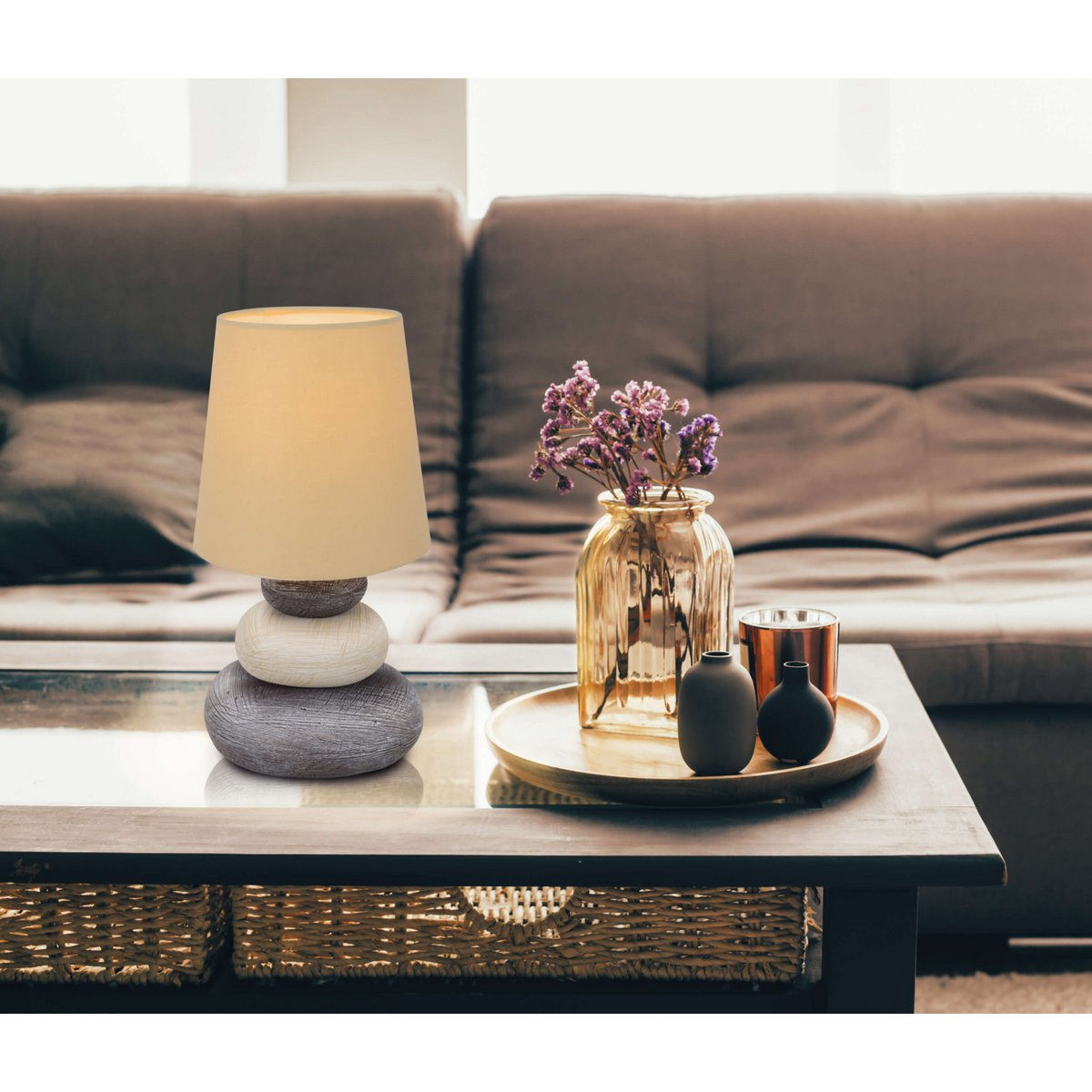 Timeless Handmade Ceramic Table Lamp, Luxury Artisan Design