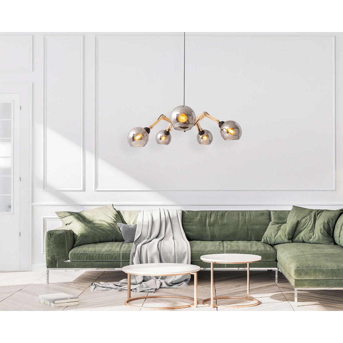 Handcrafted Luxury Glass Pendant Lamp for Timeless Design