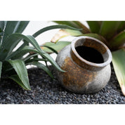 Timeless Artisan Crafted Vase in Antique Grey for Luxury Design