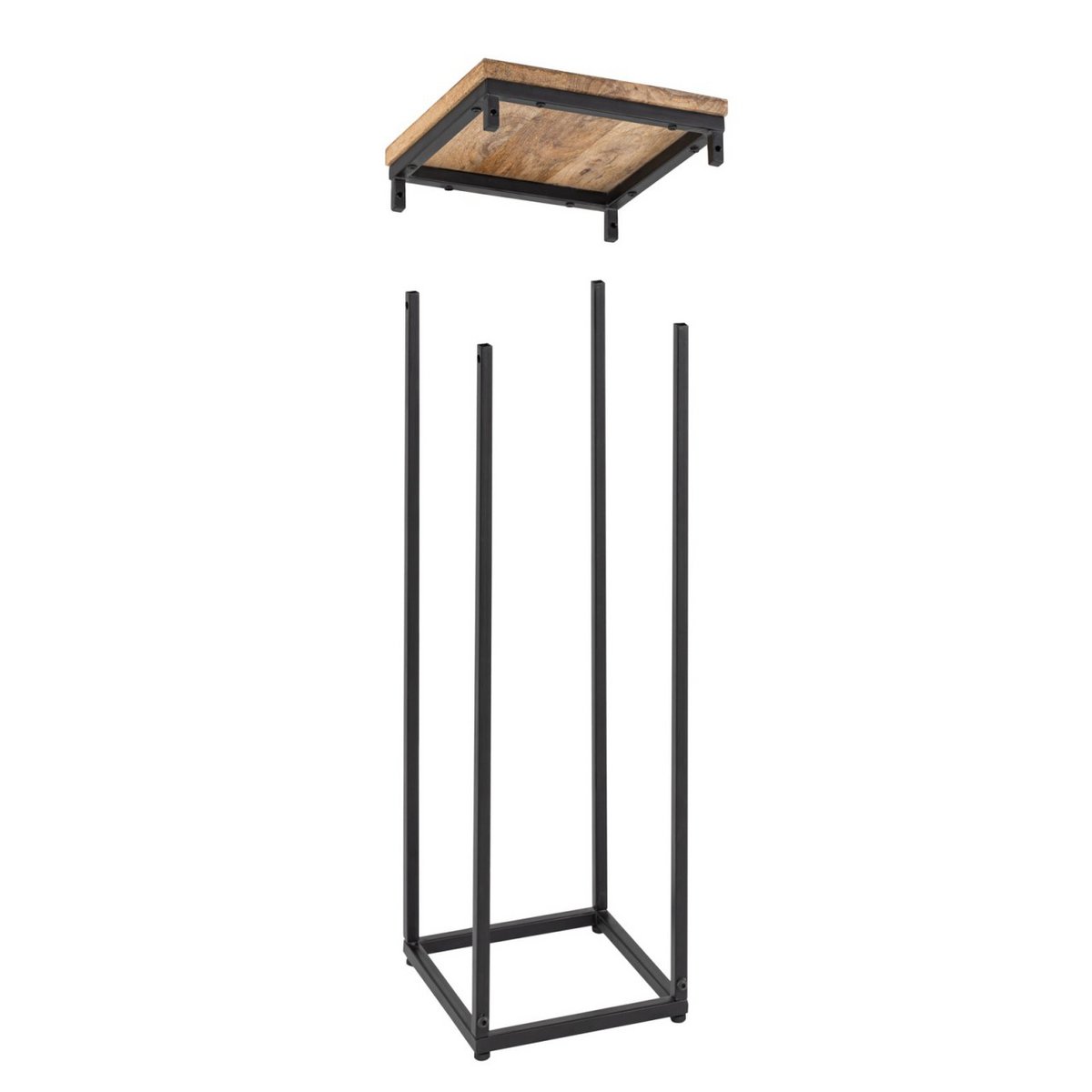 Flower columns Set B 25 and 20 H 78 and 67 cm flowers stool peru plant stand square