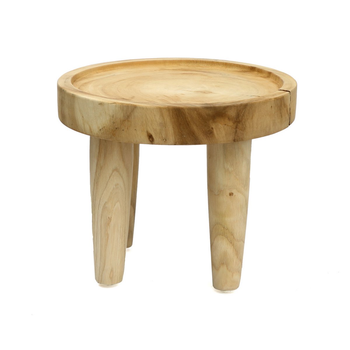 Luxury Handmade Artisan Side Table - Timeless Natural Design