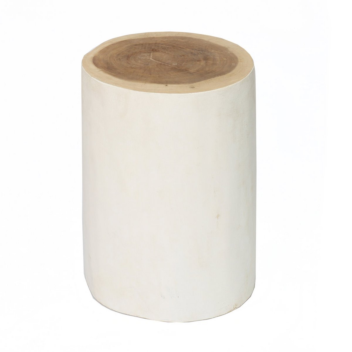 Mungurr wood natural white stool