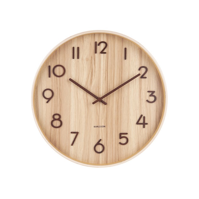 Timeless Artisan Wall Clock in Premium Natural Materials
