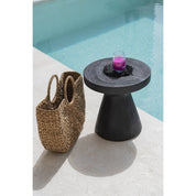 Timeless Handmade Luxury Side Table in Black with Artisan Design