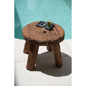 Handcrafted Luxury Rustic Side Table - Timeless Artisan Design