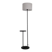 Timeless Artisan Standing Lamp with Curated Black Metal Design