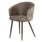 Refined Mink Luna Chairs - Hand-Finished Artisanal Elegance