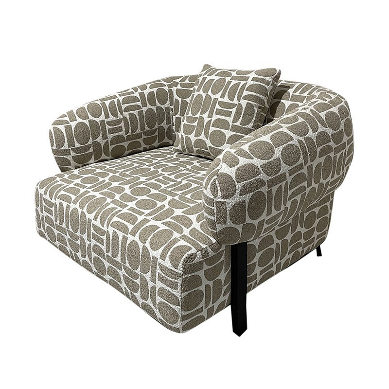 Handcrafted Luxury Lounge Chair Amon in Authentic Natural Design