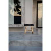 Suar & Leather fusion stool