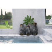 Timeless Artisan Crafted Luxury Vase in Antique Grey Finish